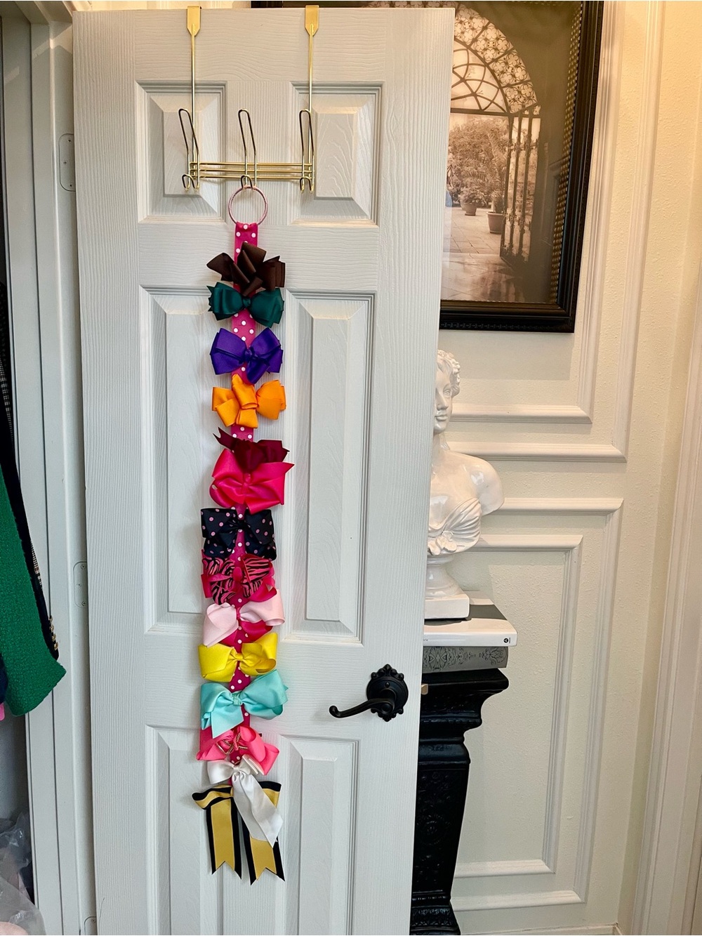 Kids Multi-Color Bow Holder with Assorted Hair Bows